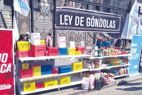 Ley de Góndolas: "hace rato que hace falta regular el tema"