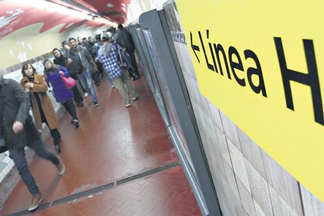 Esta paralizada la linea "H" del subte por haberse detectado 4 casos de coronavirus