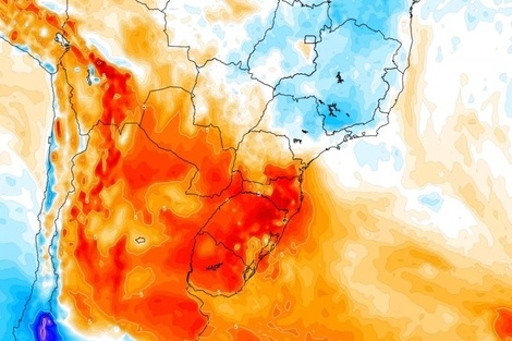 "Poderosa ola de calor": un modelo metereológico prevé temperaturas extremas en América del Sur