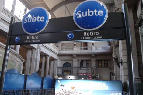 Mañana deja de funcionar la linea c de subtes