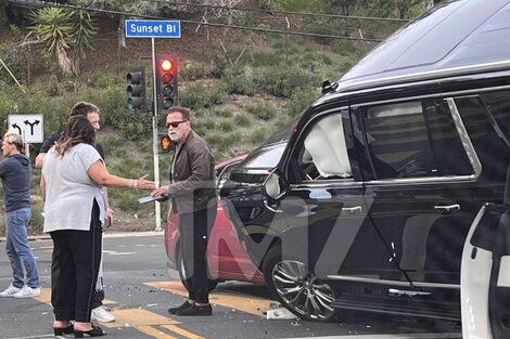 Arnold Schwarzenegger protagonizó un múltiple accidente de tránsito en Los Ángeles