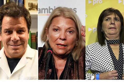 Más separados que Juntos: Carrió tildó a Manes de "mitómano", Bullrich cruzó a Stolbizer y Vidal defendió a Santilli