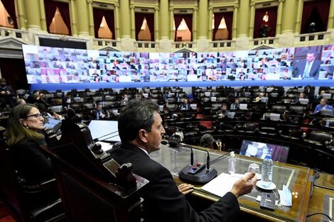 Se desarrolla la primera sesión virtual en Diputados