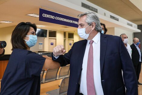 Alberto Fernández encabezó la puesta en marcha de un hospital en Esteban Echeverría