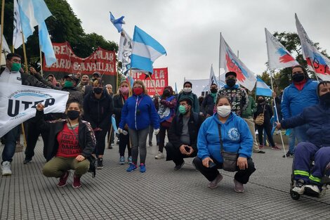 Banderazo para reclamar la Emergencia Sanitaria en las villas porteñas