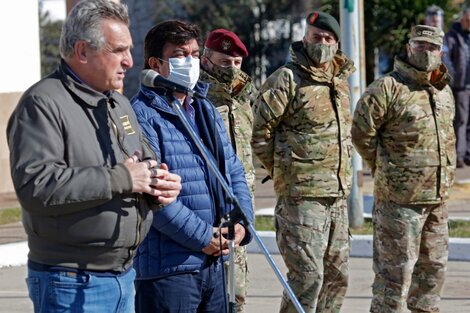 La Matanza: Fernando Espinoza y Agustín Rossi recorrieron un centro del Ejército