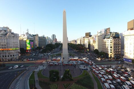 Paro y movilización de transportistas de personas con discapacidad: "Estamos en emergencia"