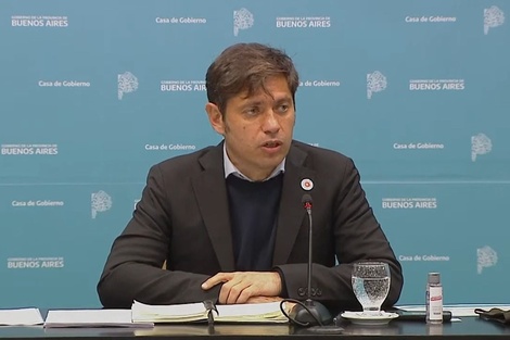 Axel Kicillof denunció que en los datos, la Ciudad "aplicó más vacunas que las que tiene"