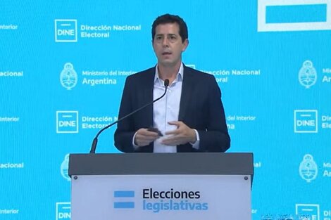 Eduardo "Wado" de Pedro: "Votó más del 71% del padrón"