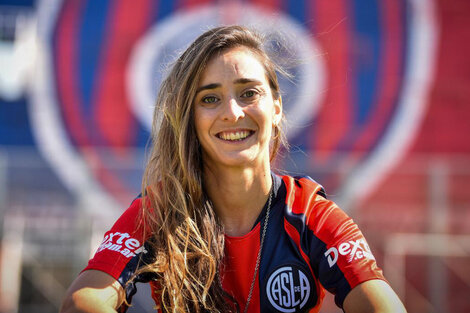 Macarena Sánchez, futbolista de San Lorenzo.