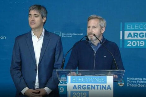 Rogelio Frigerio y Adrián Pérez evitaron hablar de las denuncias contra SmartMatic.