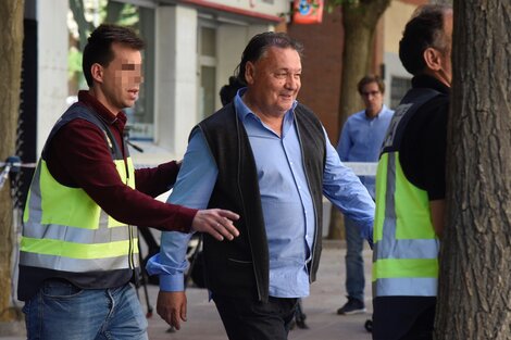 El presidente de Huesca, Agustín Lasaosa, detenido durante la "Operación Oikos".