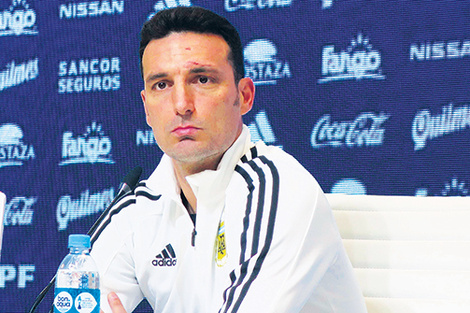 Lionel Scaloni, DT de la Selección.