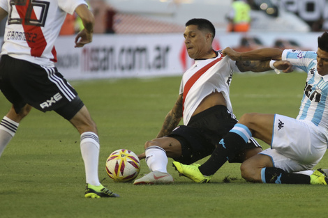 El último cruce por la Superliga fue en el Monumental.