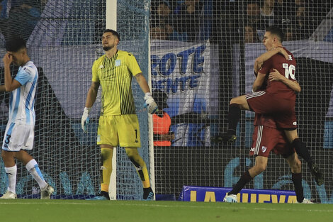 River 6, Racing 1: paliza histórica en la noche de Avellaneda