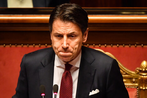 Giuseppe Conte formalizará su renuncia ente el presidente de Italia, Sergio Mattarella.