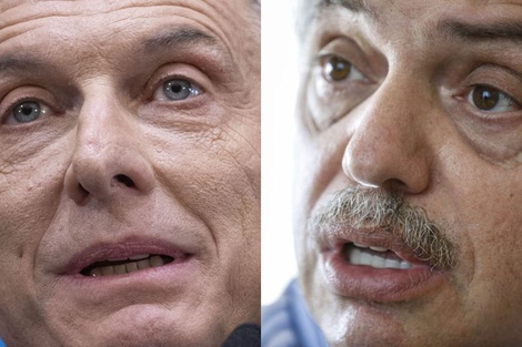 Mauricio Macri y Alberto Fernández. Dos voces en el teléfono.