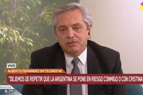 Fernández fue entrevistado por Leuco, María Laura Santillán y Luciana Geuna.