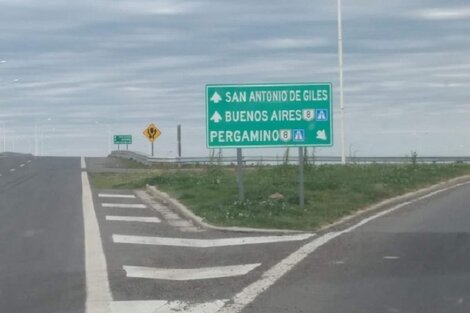 El insólito cartel que mezcla los nombres de dos ciudades distintas