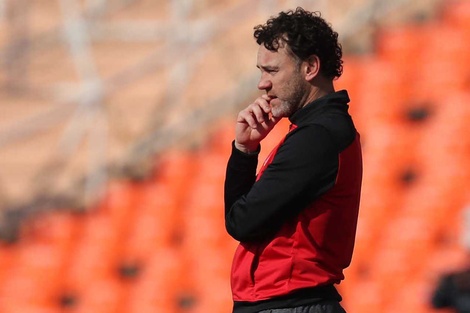 Gabriel Milito, DT de Estudiantes de La Plata.
