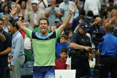 US Open: Schwartzman venció a Zverev y está en cuartos de final