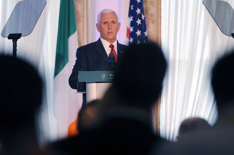 Pence se alojó en el Trump International Golf Links & Hotel, a 300 kilómetros de Dublin. 