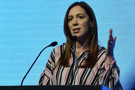 Vidal fue a un encuentro con empresarios, tras el faltazo de Macri en la UIA.