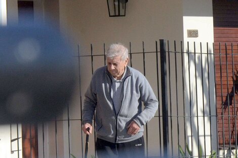 Argentino Balquinta paseando por Olavarría hace pocos días.