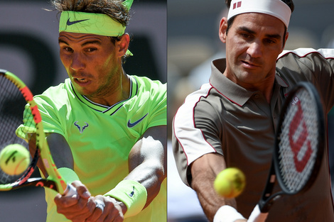 Rafa Nadal y Roger Federer, promesa de un gran partido.
