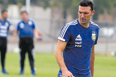 Lionel Scaloni, DT de la Selección Nacional.