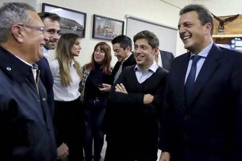 Axel Kicillof y Sergio Massa compartieron otro encuentro de campaña.