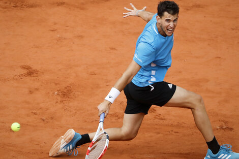 Dominic Thiem, otra vez finalista de Roland Garros.