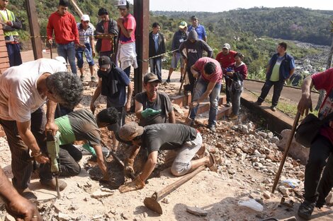 Encontraron restos humanos en la mansión de Stroessner