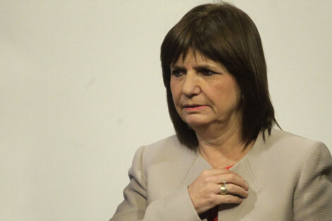 La ministra de Seguridad, Patricia Bullrich, criticó a las organizaciones sociales.