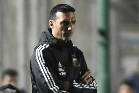 Lionel Scaloni, DT de la Selección.