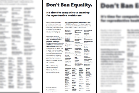 El pronunciamiento fue publicado en la edición del NY Times de hoy.