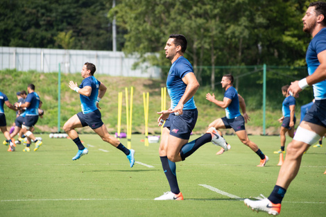 El equipo se prepara en Japón esperando el debut mundialista. (Fuente: Prensa UAR)