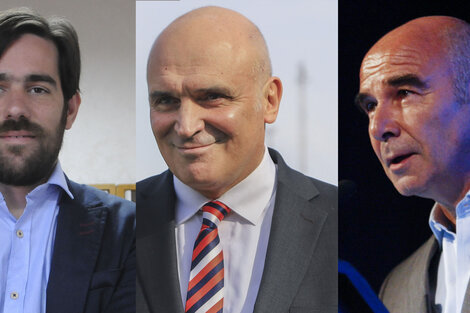 Del Caño, Espert y Gómez Centurión.