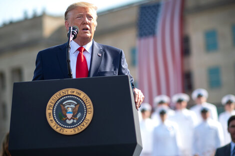 El presidente estadounidense, Donald Trump, aclaró que la medida no tiene por objeto una represalia miiltar.