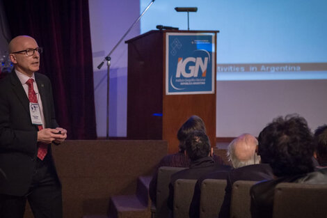 Sergio Cimbaro, agrimensor, presidente del Instituto Geográfico Nacional.