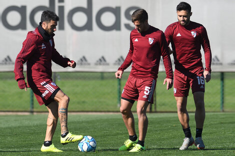 River preparó el Superclásico alejado en Pilar.