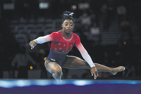 Mundial de atletismo: Simone Biles sigue sumando oros