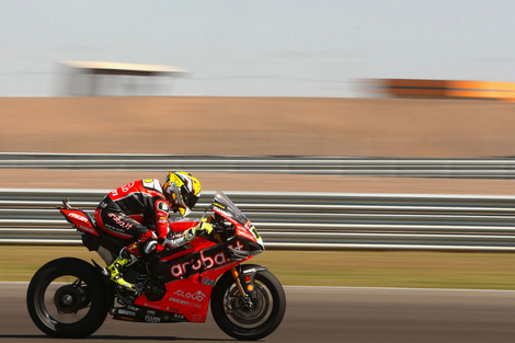 El español Alvaro Bautista (Ducati).
