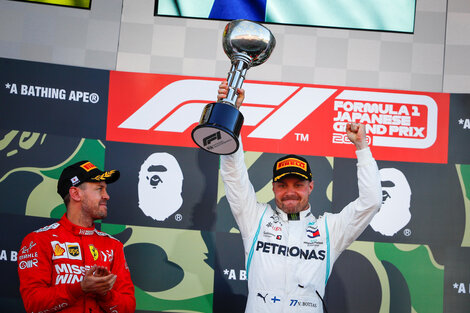 Formula 1 en Japón: ganó Bottas y se coronó Mercedes