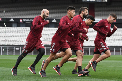 River trabajó sin Ponzio, quien viajó a España por la causa sobre arreglo de partidos