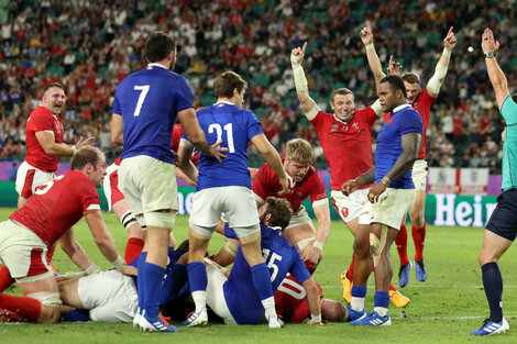 Mundial de Rugby: Sudáfrica y Gales a semifinales