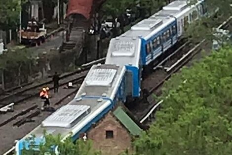 Descarriló una formación del tren Mitre en Tigre