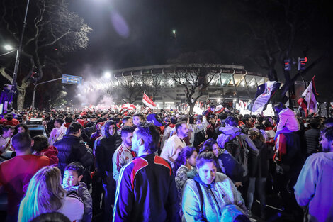 Los festejos de River en el Monumental