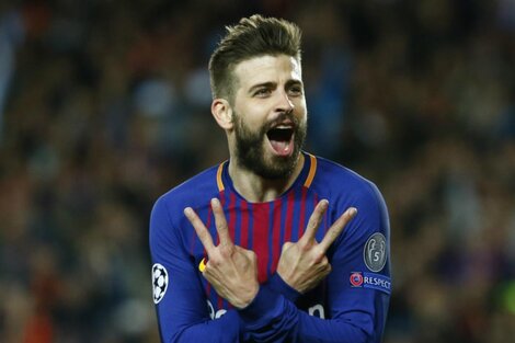 Piqué, defensor del Barcelona, publicó su número de celular 