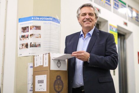 Ante los rumores sobre su estado de salud, Alberto Fernández dijo estar "muy bien".